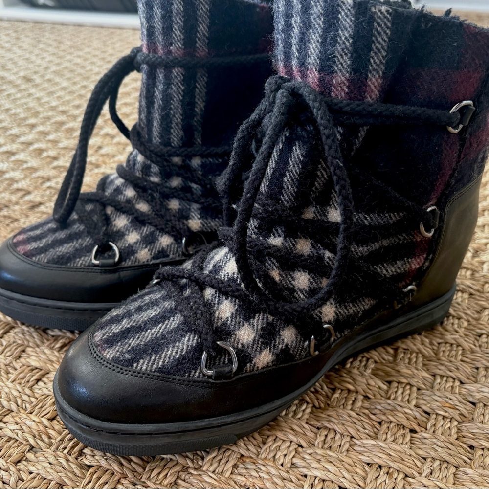 Isabel Marant Knowles Plaid Boots - Picture 2 of 3